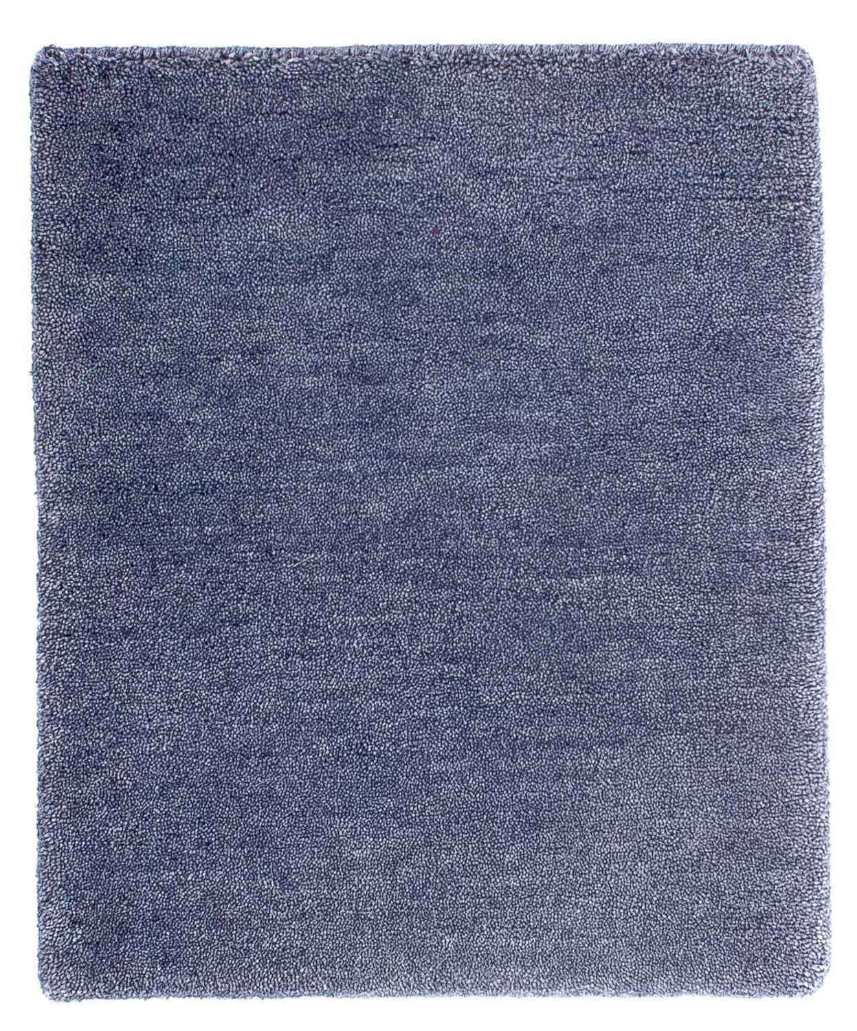 Nepal Teppich 60 x 40 cm - dunkelblau