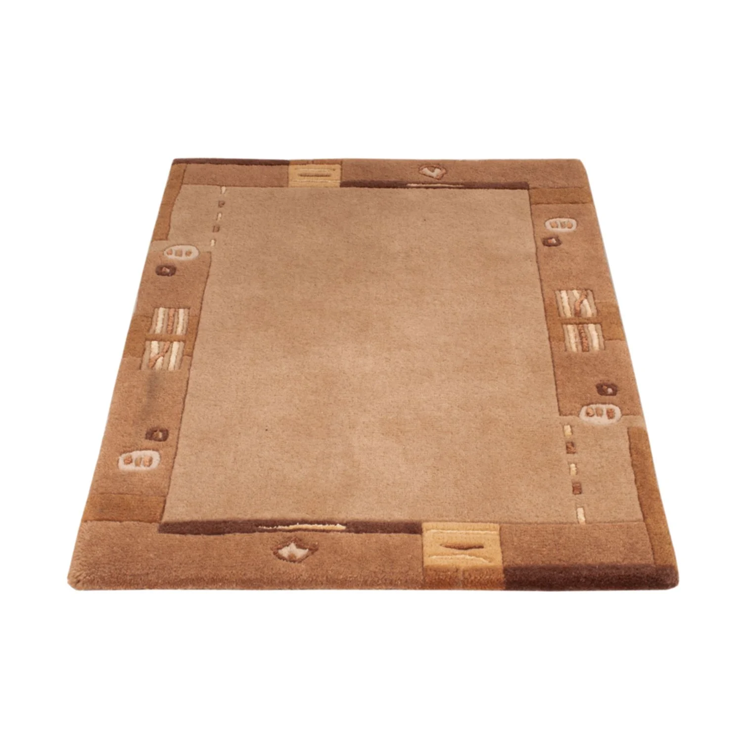 Nepal Teppich - 90 x 60 cm - braun - Image 4