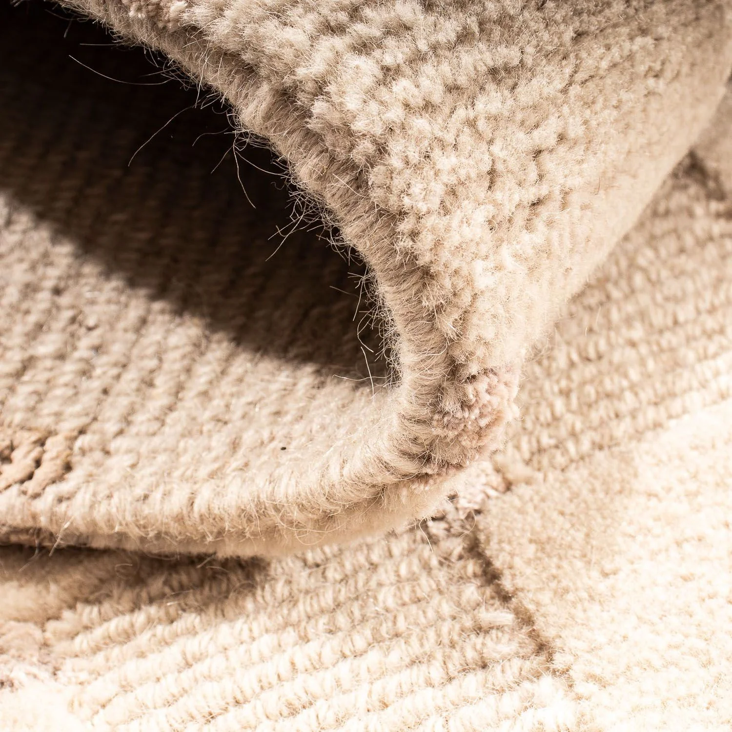 Nepal Teppich 90 x 60 cm - beige - Image 4