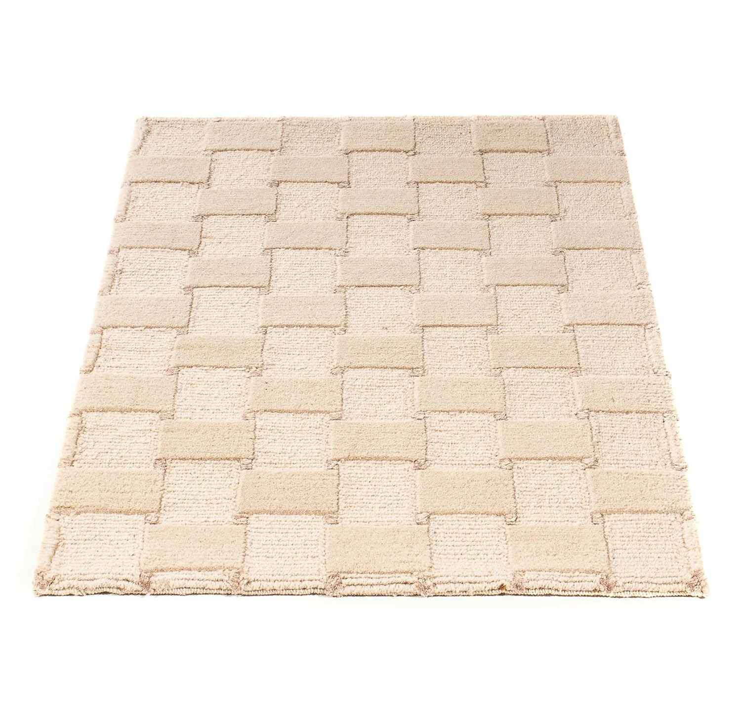 Nepal Teppich 90 x 60 cm - beige - Image 5