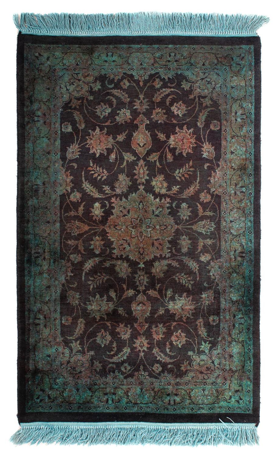 Orientteppich 130 x 76 cm - hellblau