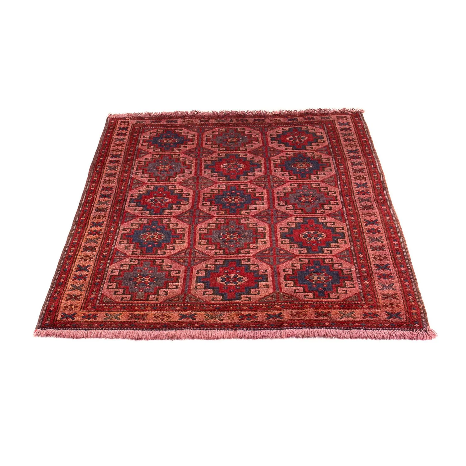 Orientteppich 131 x 104 cm - hellrot - Image 5