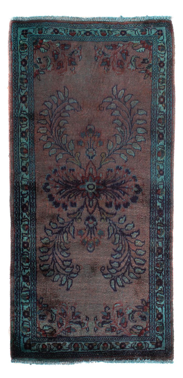 Orientteppich 137 x 65 cm - mehrfarbig