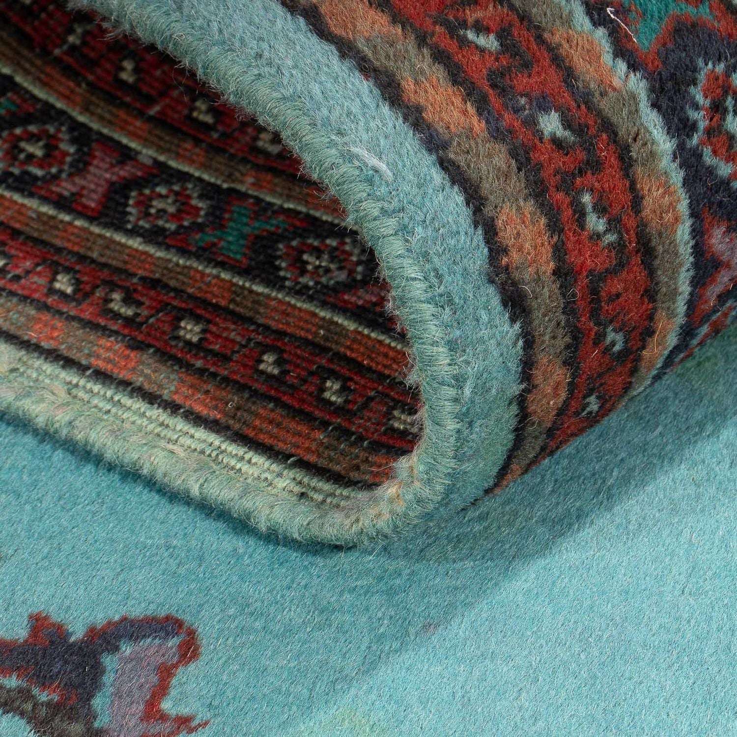 Orientteppich 180 x 97 cm - hellblau - Image 4