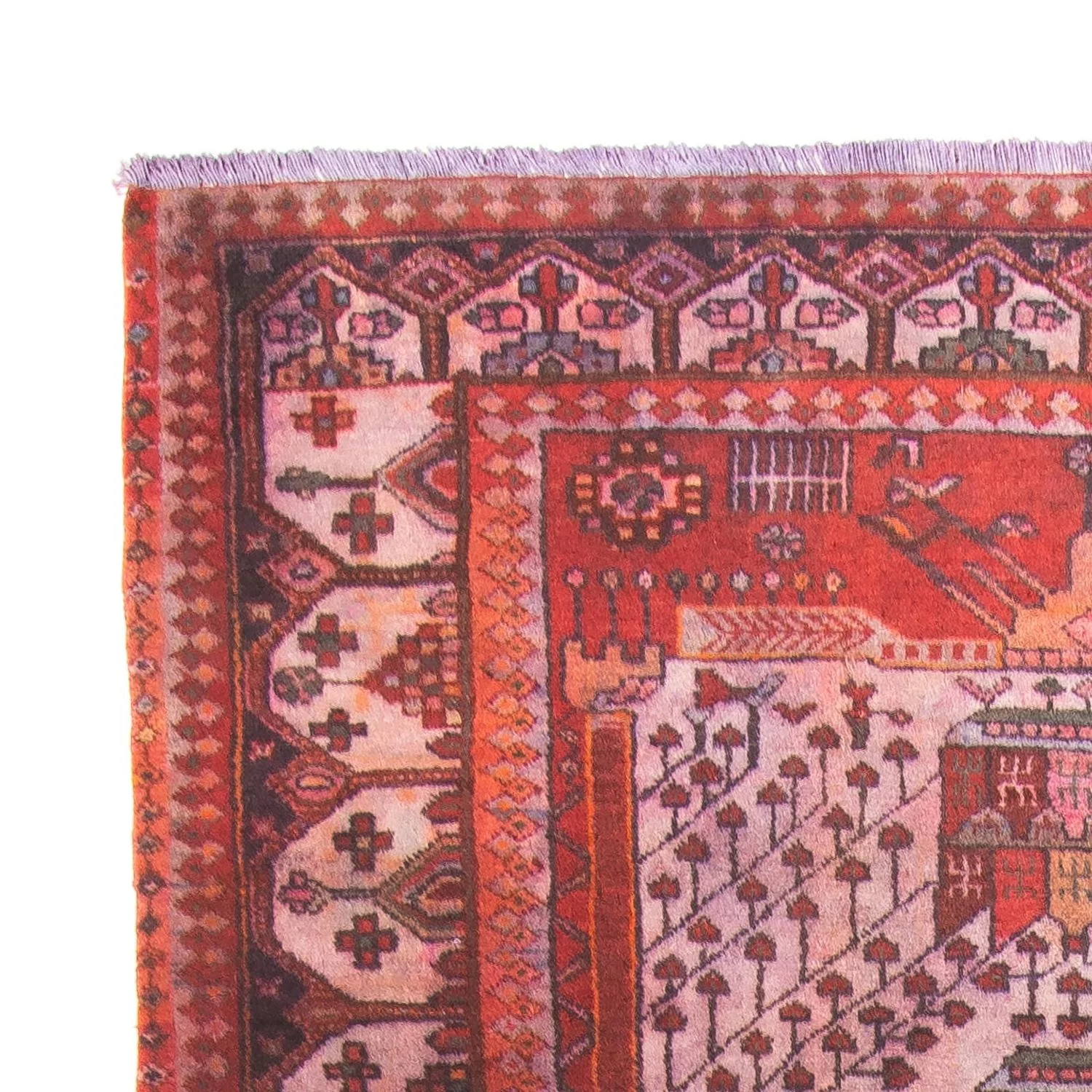 Orientteppich 285 x 150 cm - hellrot - Image 3