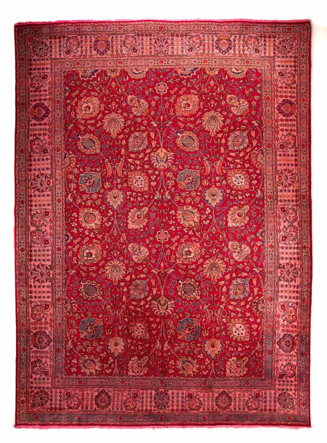 Orientteppich 380 x 300 cm - dunkelrot
