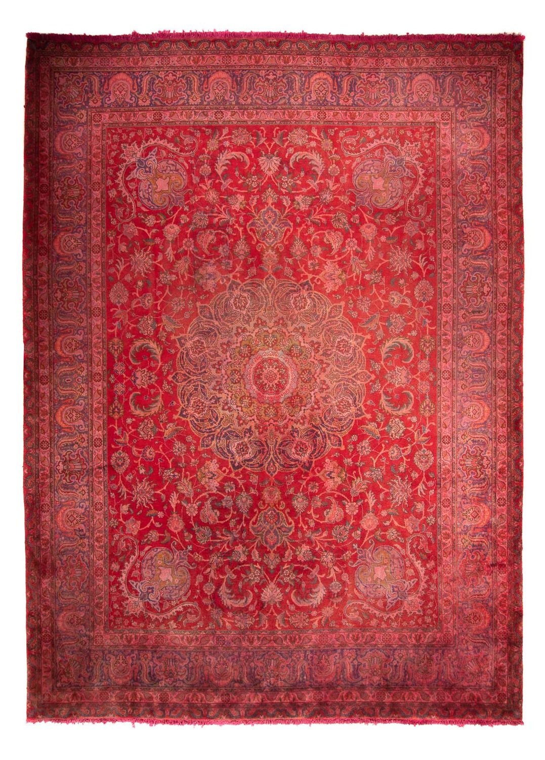Orientteppich 399 x 295 cm - dunkelrot