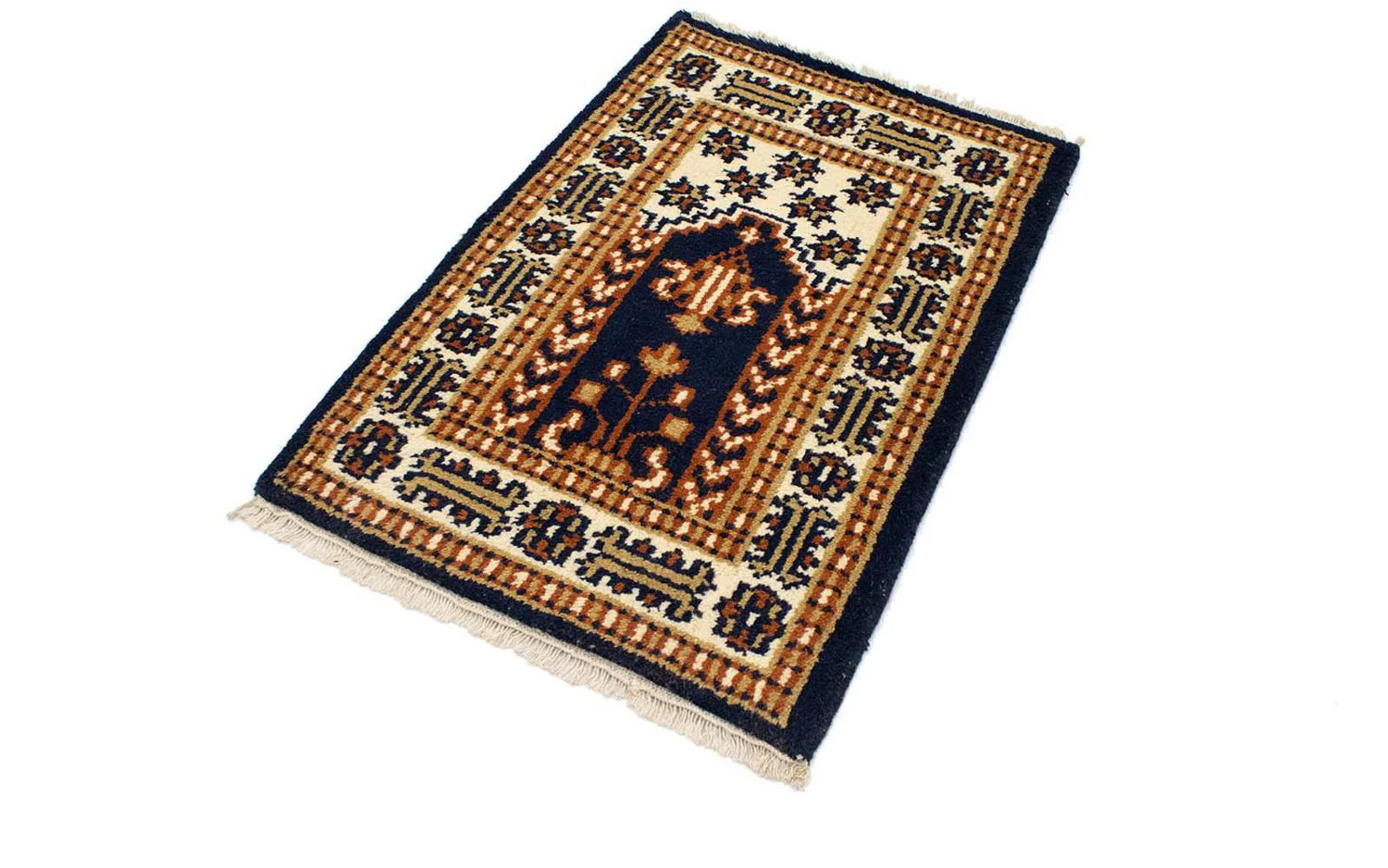 Orientteppich 90 x 60 cm - dunkelblau - Image 4