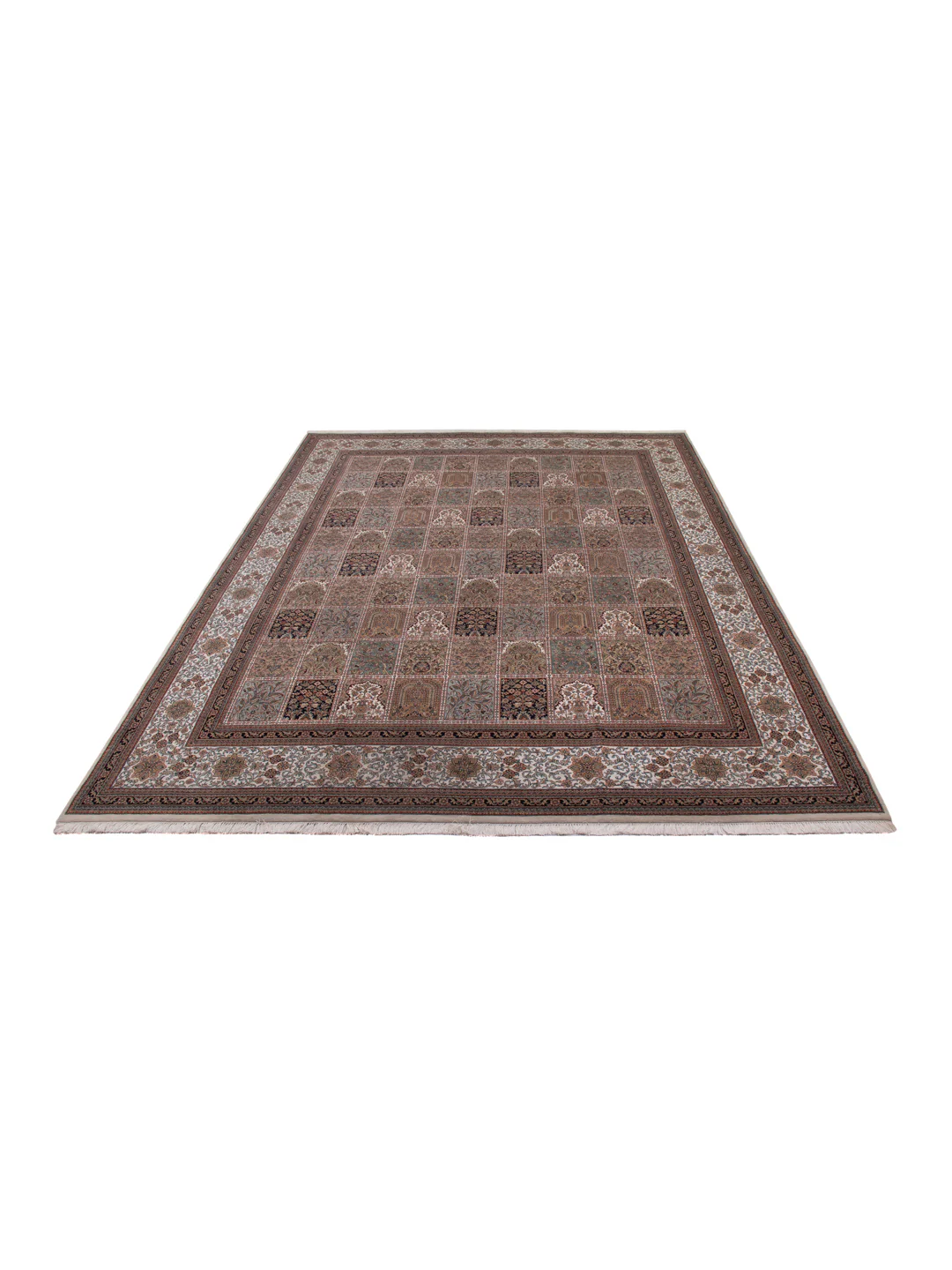 Orientteppich - Ghom - Indus - 396 x 306 cm - dunkelbeige - Image 6