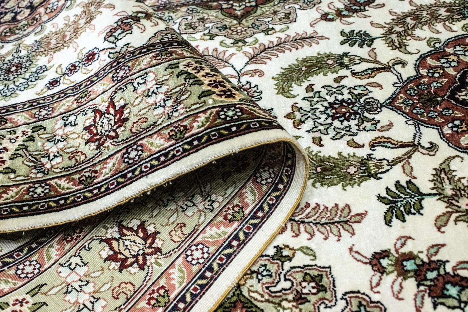 Orientteppich - Hereke 305 x 76 cm - beige - Image 4