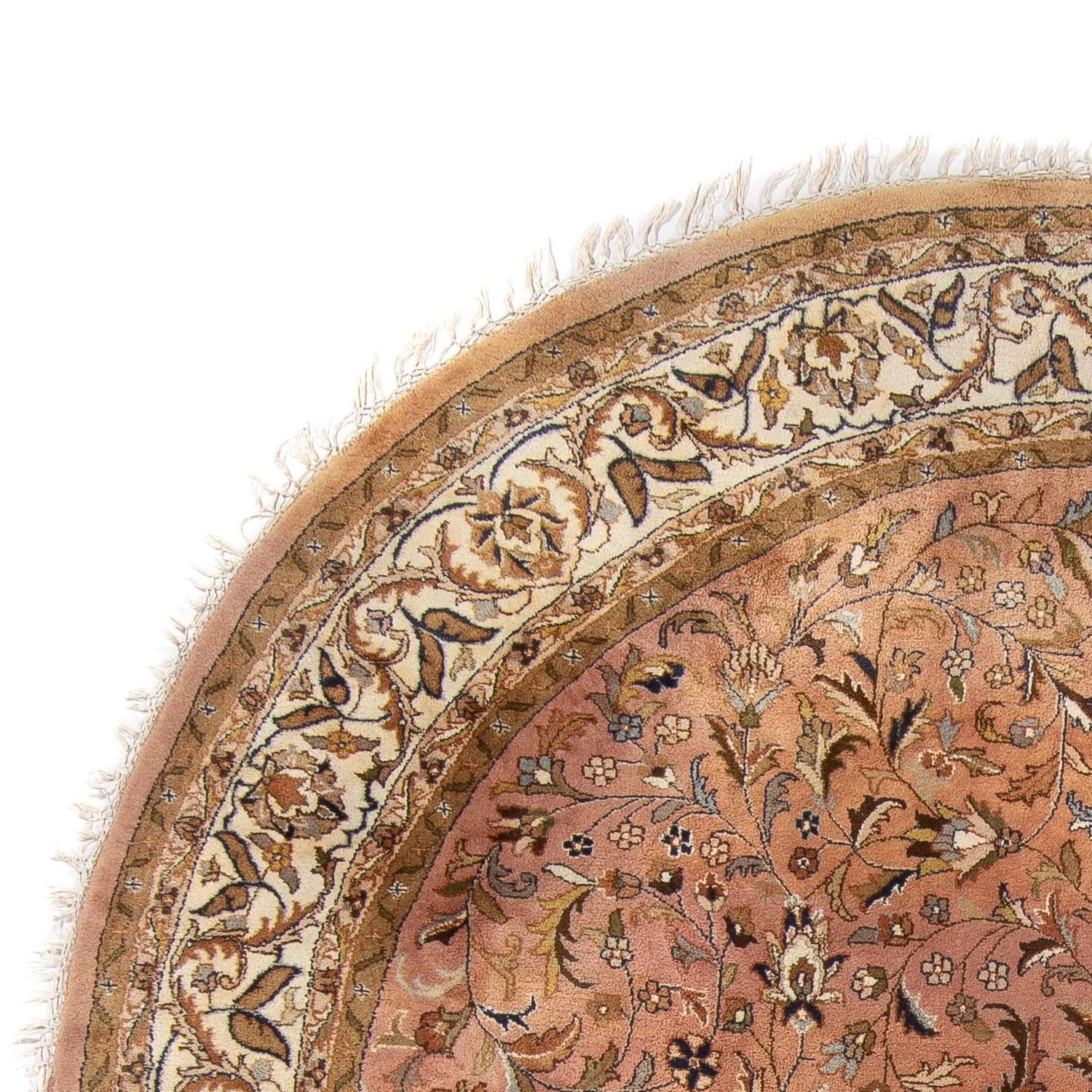 Orientteppich - Indus rund - 245 x 245 cm - lachs - Image 3