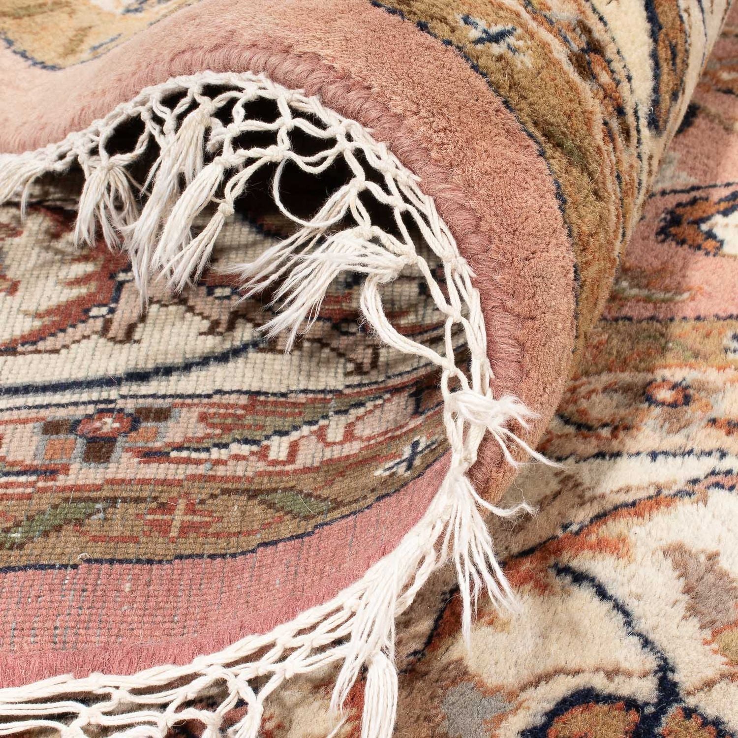 Orientteppich - Indus rund - 245 x 245 cm - lachs - Image 4