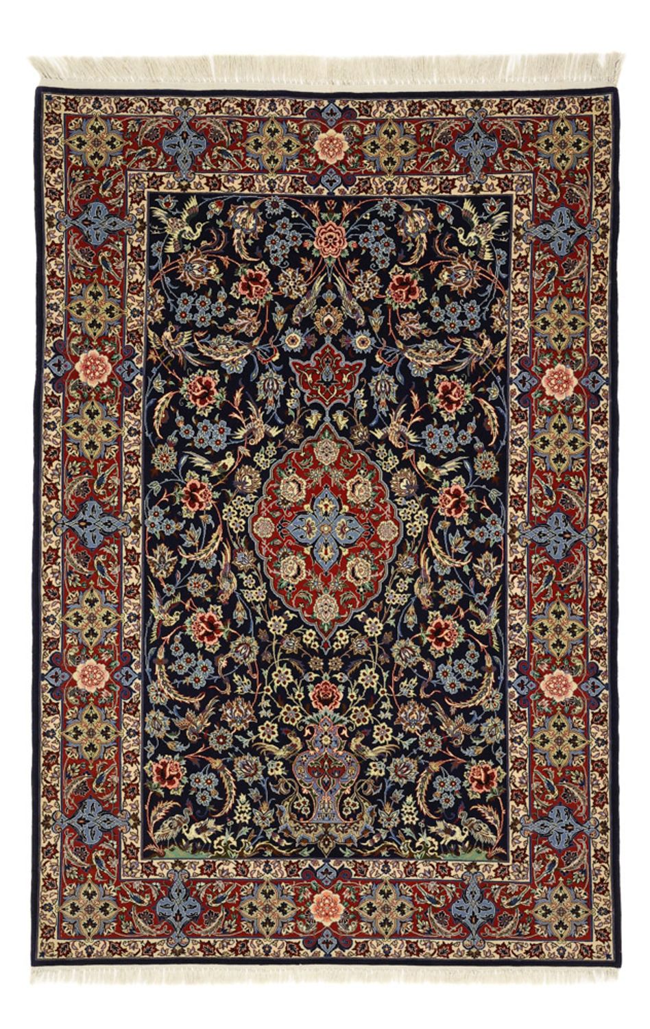 Indo Isfahan Teppich 166x114cm - Orientteppich
