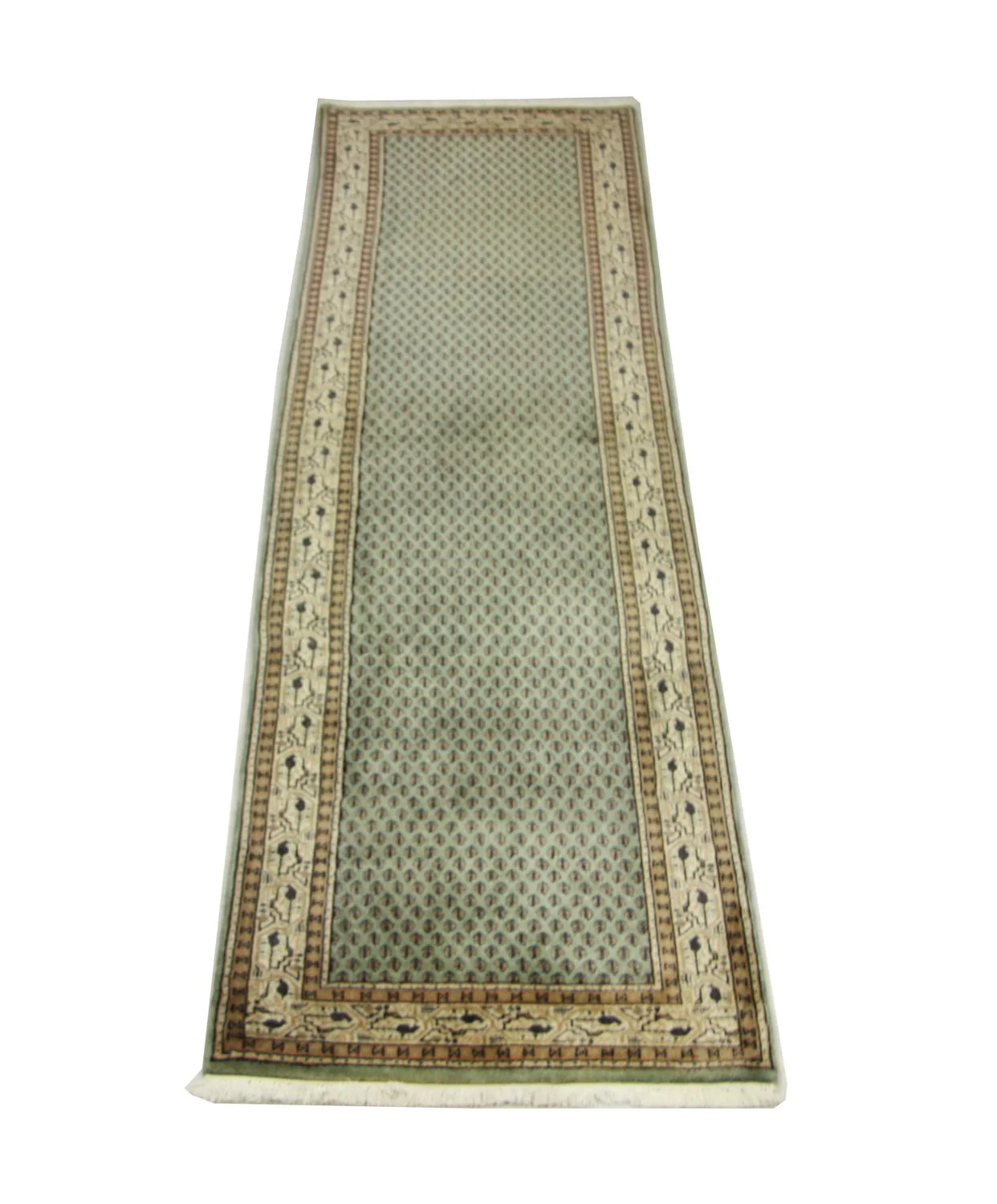Orientteppich - Mir - Indus 284 x 77 cm - grün