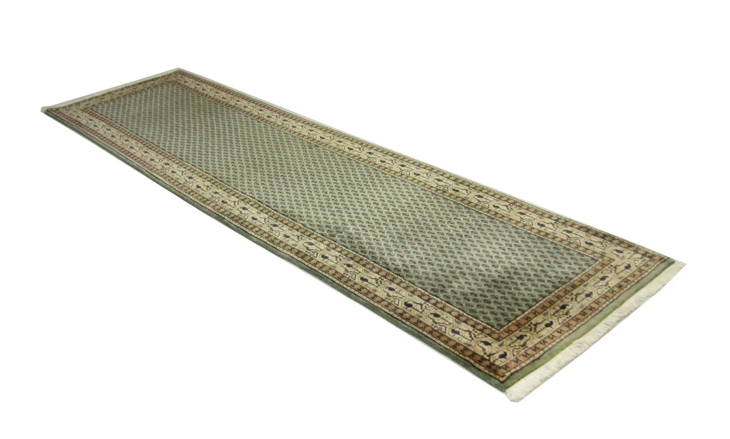 Orientteppich - Mir - Indus 284 x 77 cm - grün - Image 2