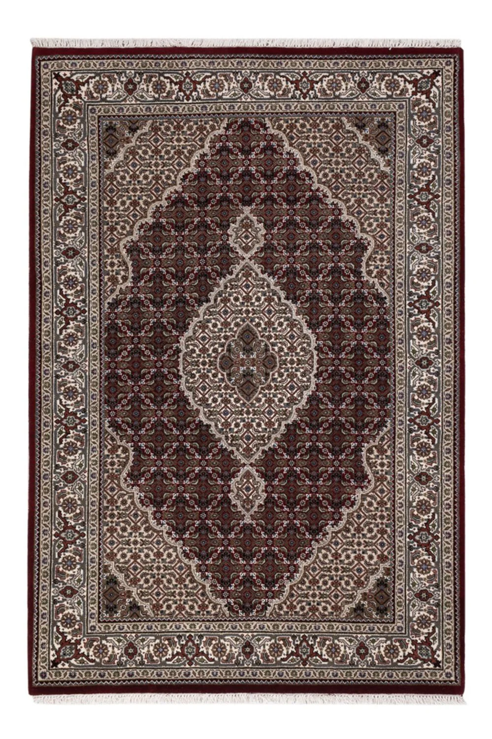 Indo Täbriz Teppich 186x124cm - Orientteppich