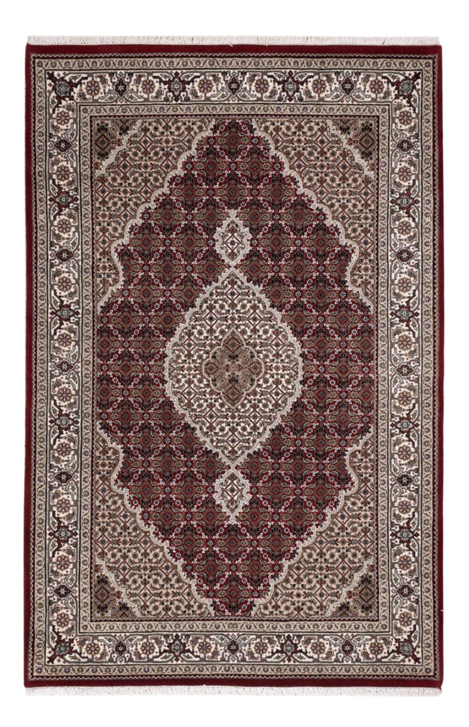Indo Täbriz Teppich 187x123cm - Orientteppich