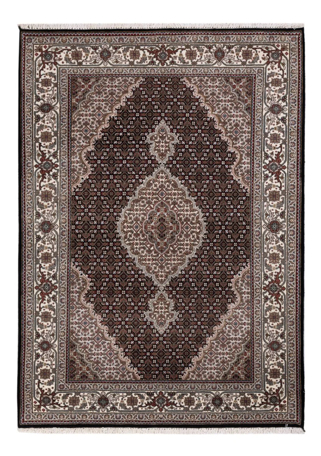 Indo Täbriz Teppich 196x141cm - Orientteppich
