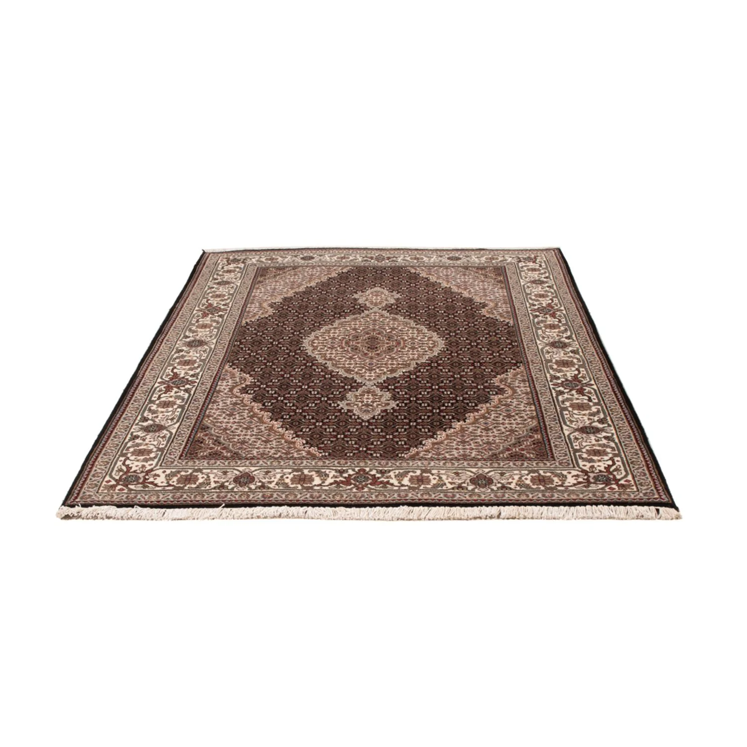 Indo Täbriz Teppich 196x141cm - Orientteppich - Image 5