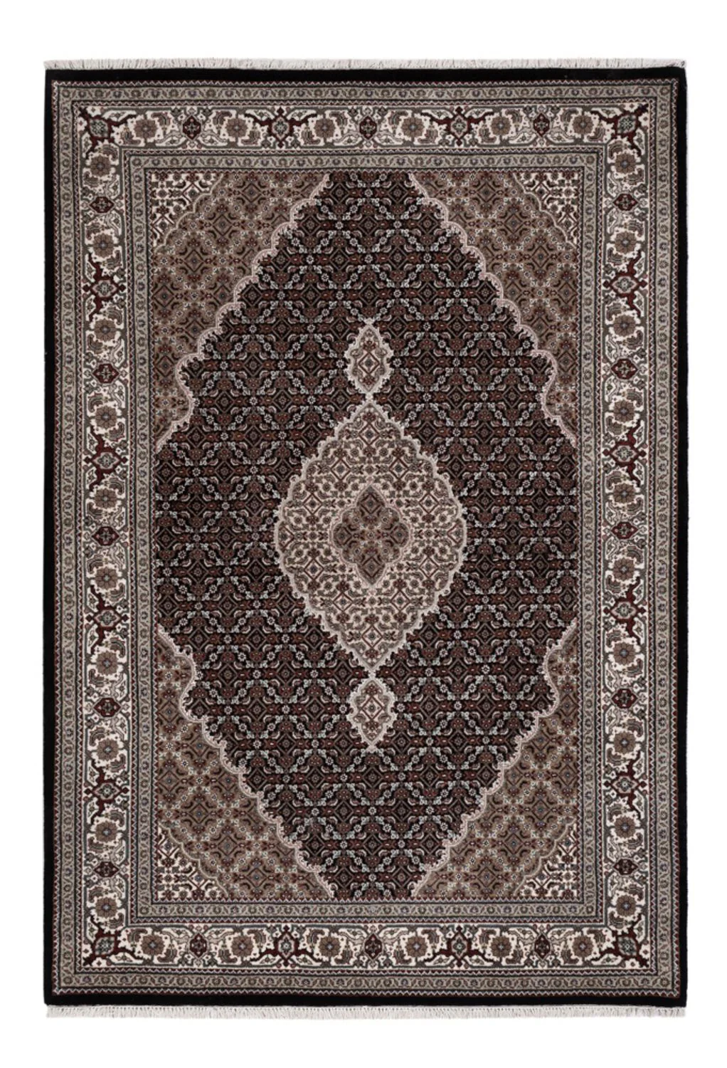 Indo Täbriz Teppich 204x141cm - Orientteppich