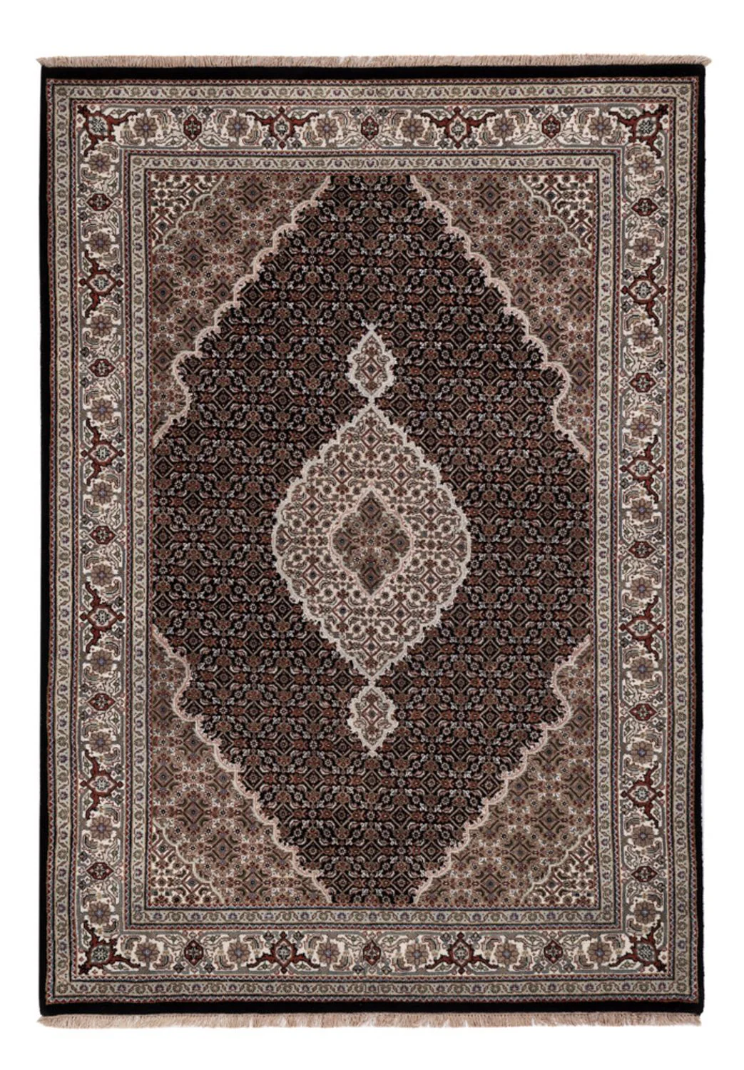 Indo Täbriz Teppich 204x142cm - Orientteppich