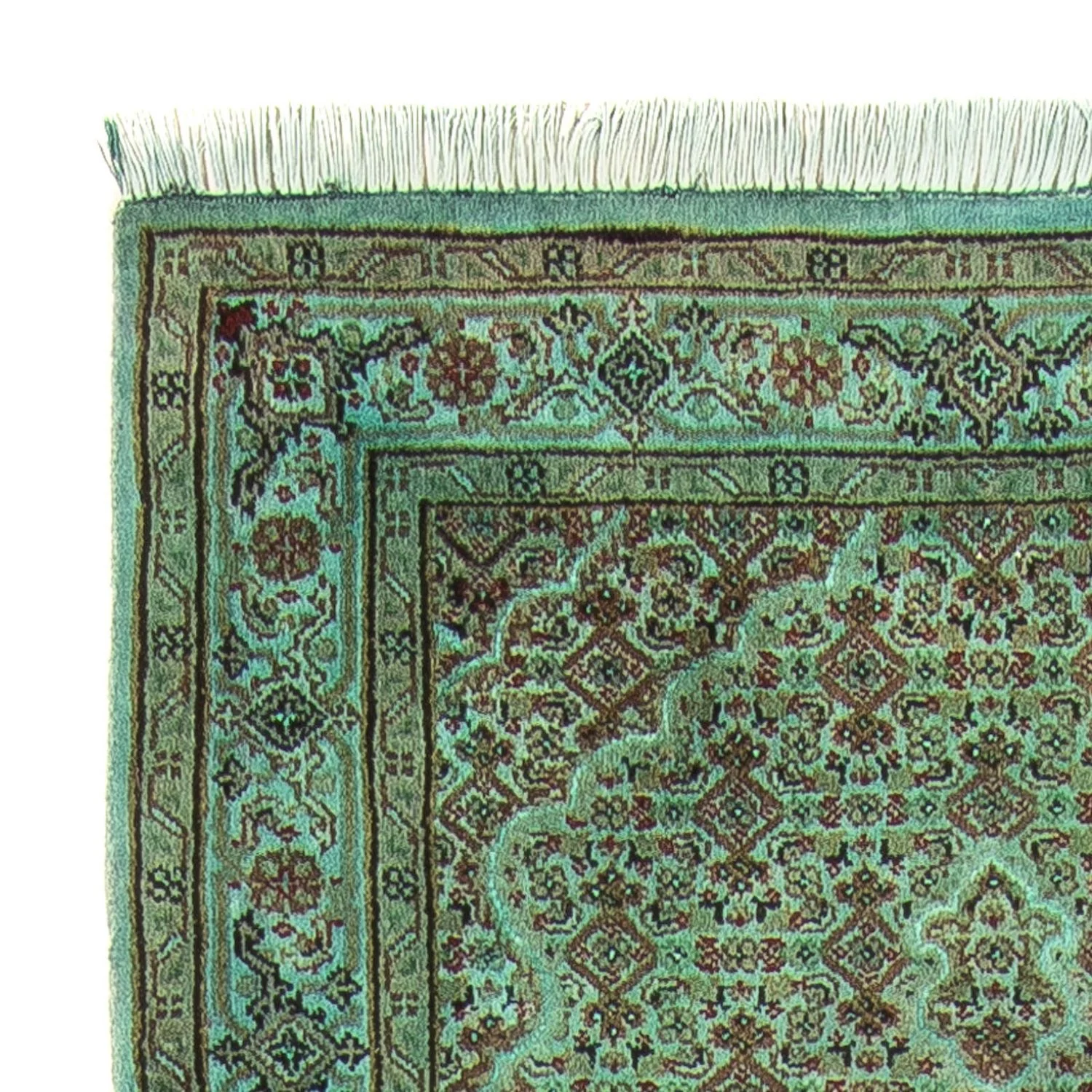 Orientteppich - Täbriz 305 x 84 cm - grün - Image 3