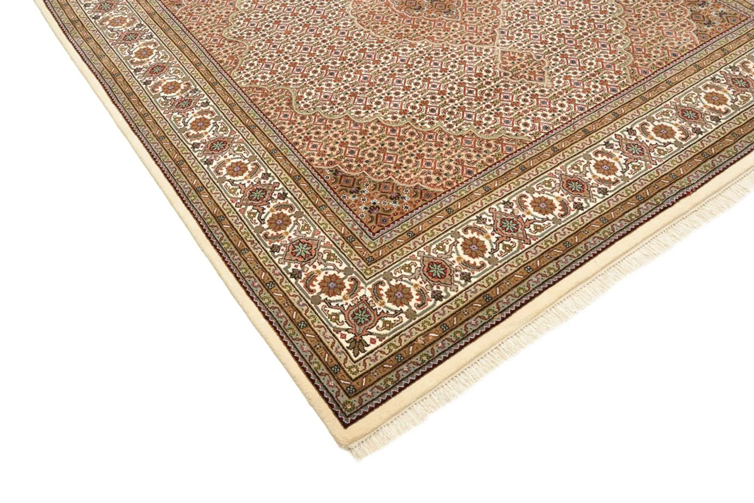 Orientteppich - Täbriz quadratisch - 203 x 201 cm - dunkelbeige - Image 5