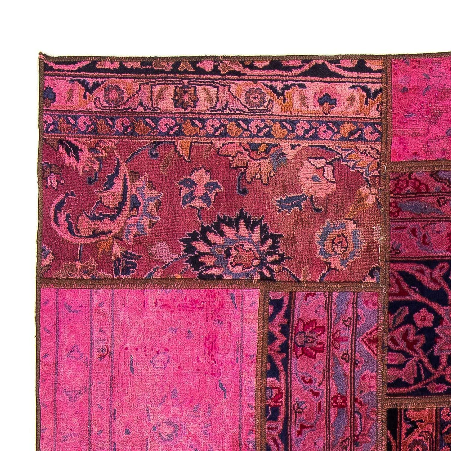 Patchwork Teppich 197 x 138 cm - mehrfarbig - Image 3