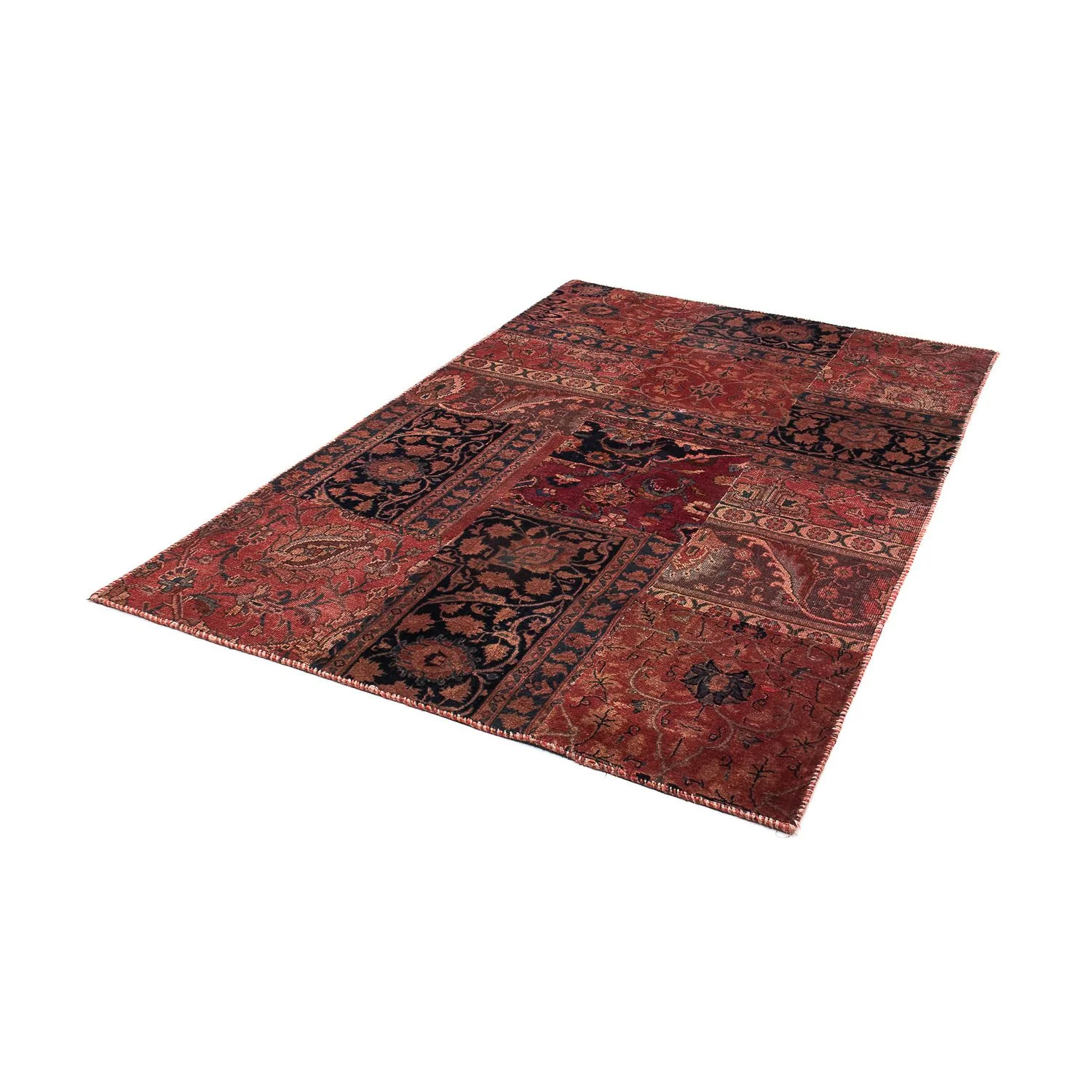 Patchwork Teppich 207 x 135 cm - mehrfarbig - Image 5