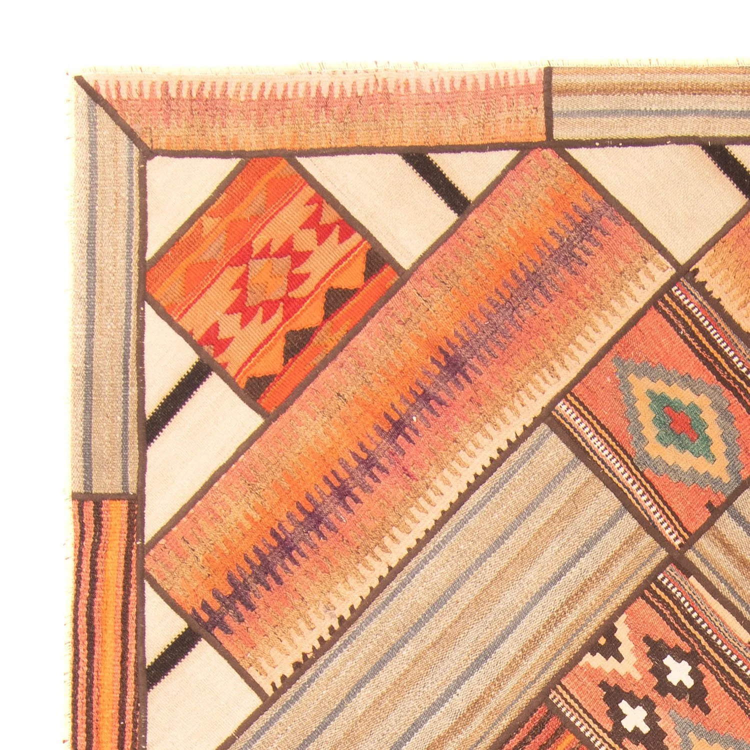 Patchwork Teppich 230x160cm - Orientteppich - Image 3