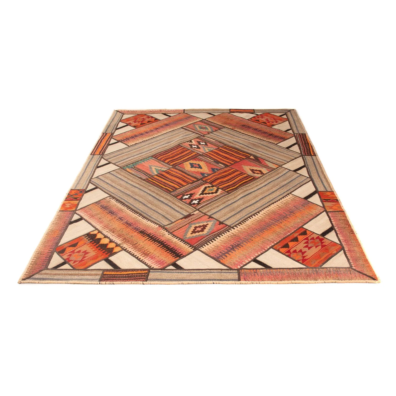 Patchwork Teppich 230x160cm - Orientteppich - Image 5