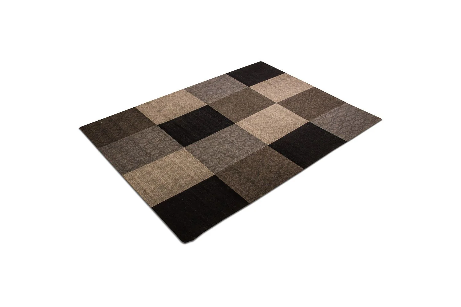 Patchwork Teppich 340x240cm - Wollteppich - Image 4