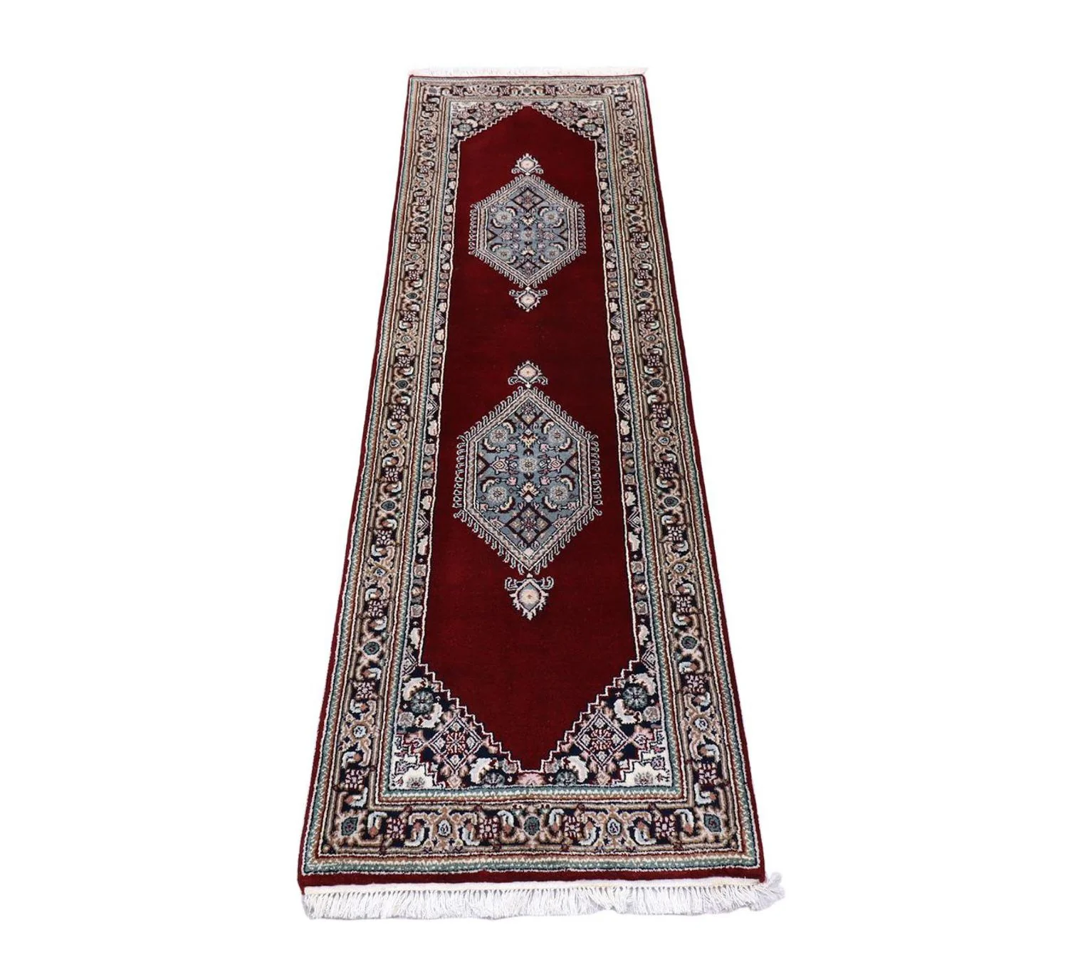 Perserteppich - Bidjar 247 x 72 cm - dunkelrot - Image 2