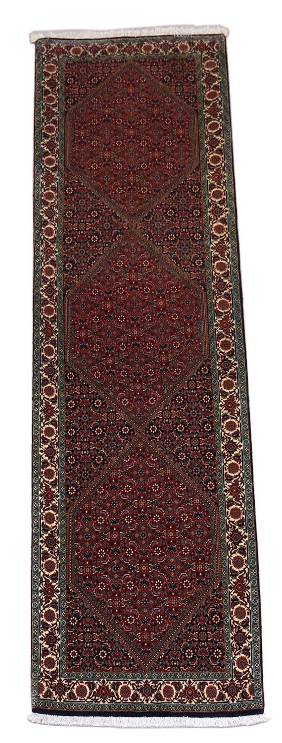 Perserteppich - Bidjar 300 x 85 cm - rot