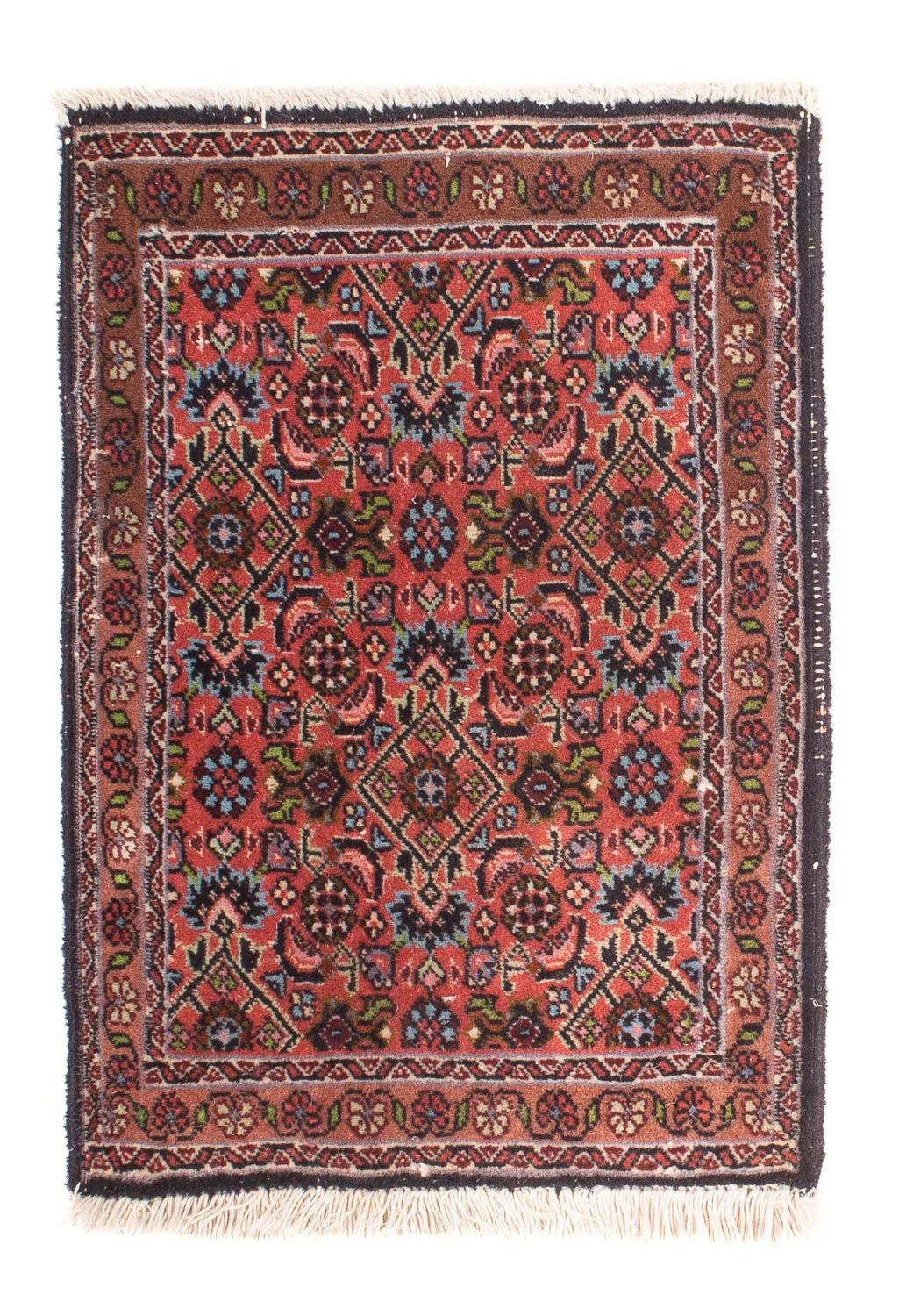 Perserteppich - Bidjar 60 x 40 cm - hellrot