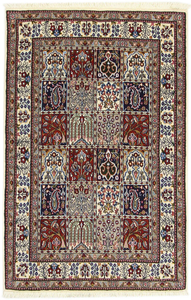Perserteppich - Classic - 147 x 95 cm - dunkelbeige
