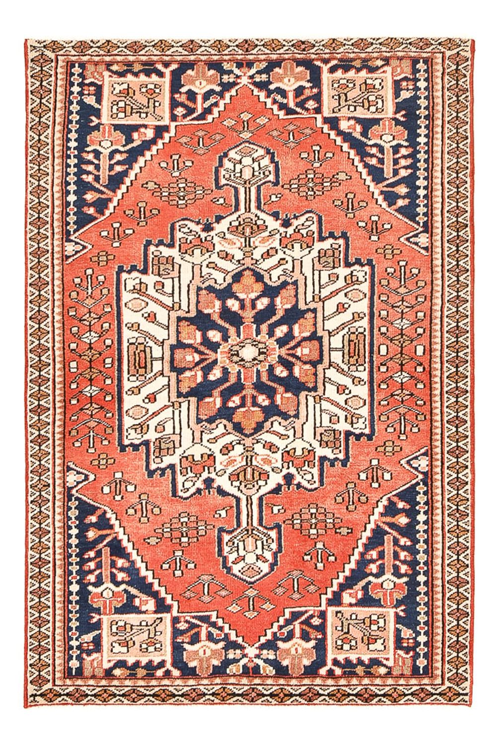 Perserteppich - Classic - 195 x 122 cm - hellrot