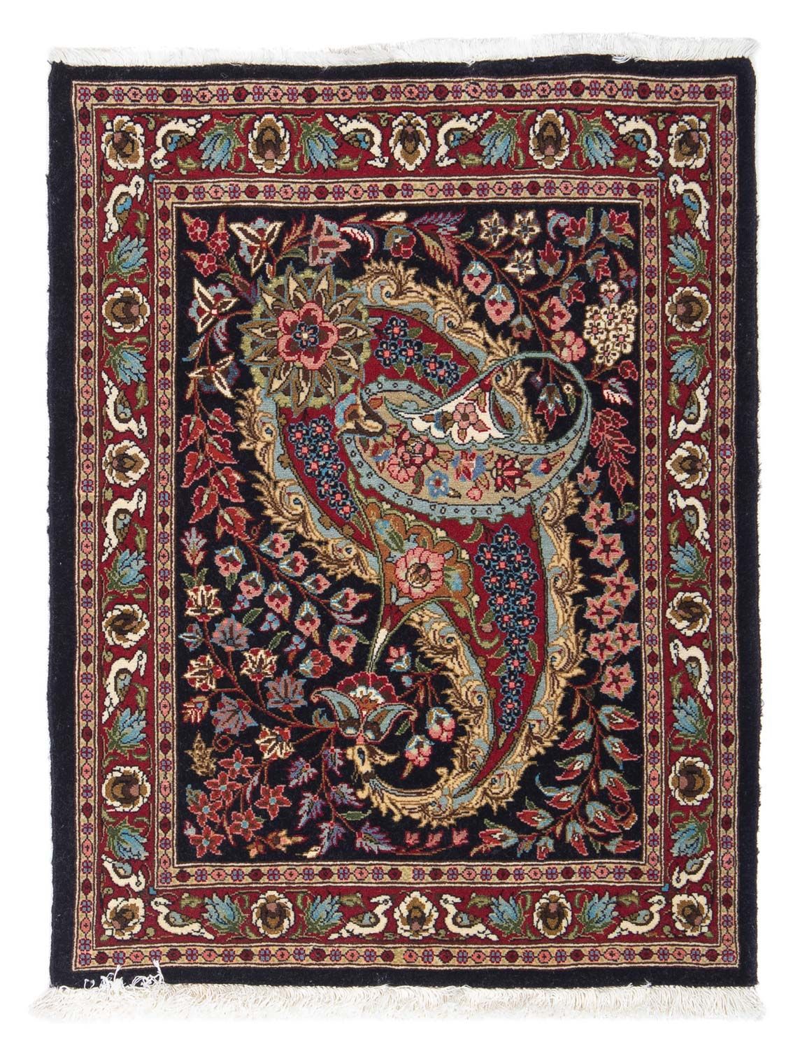 Perserteppich - Classic 80 x 63 cm - schwarz