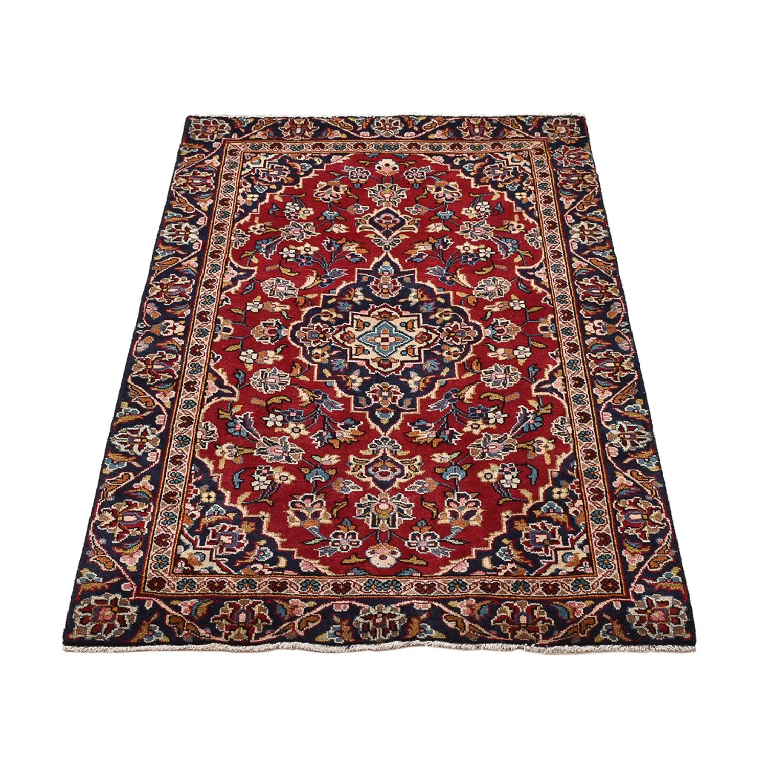 Perserteppich - Keshan - 142 x 88 cm - rot - Image 5