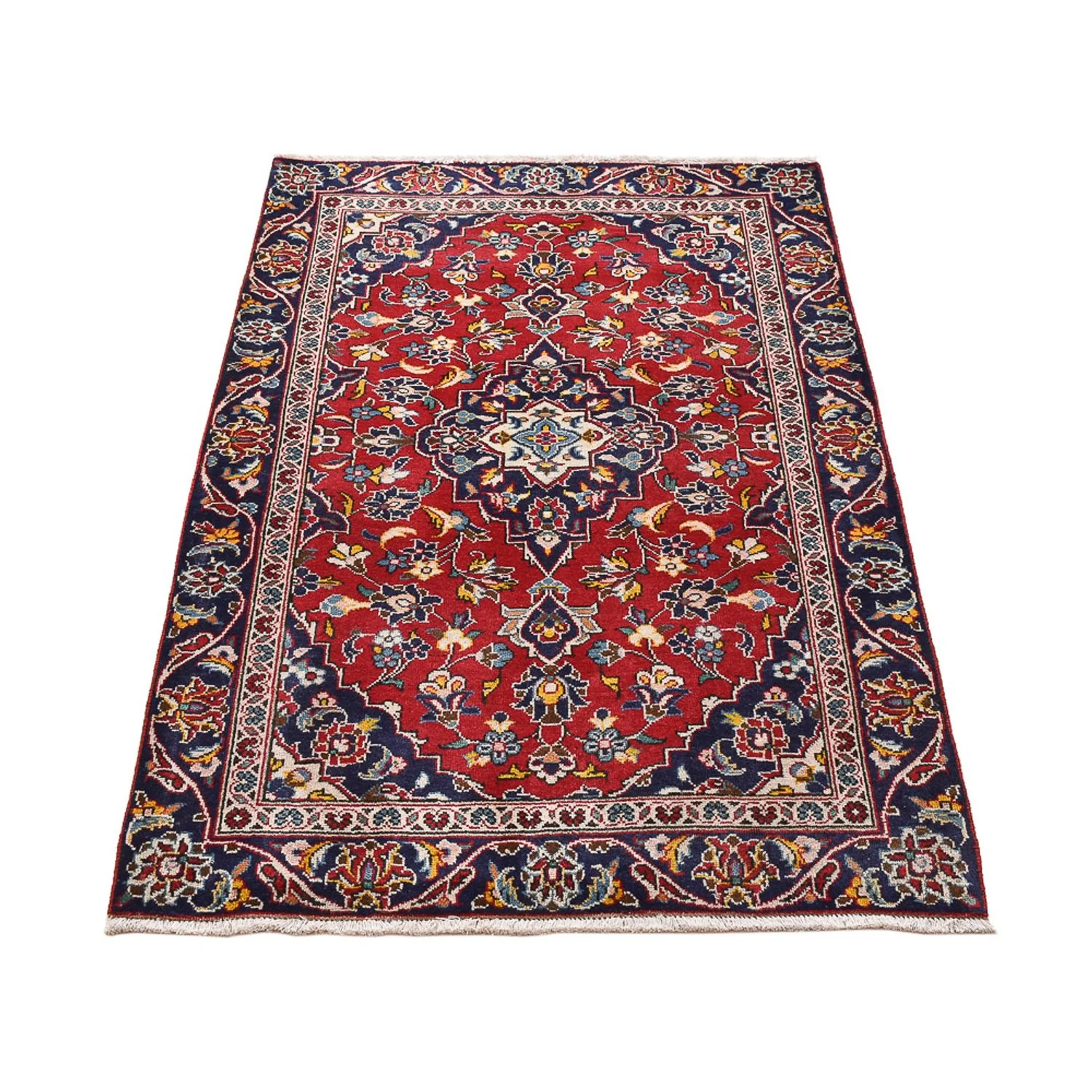 Perserteppich - Keshan - 142 x 90 cm - rot - Image 5