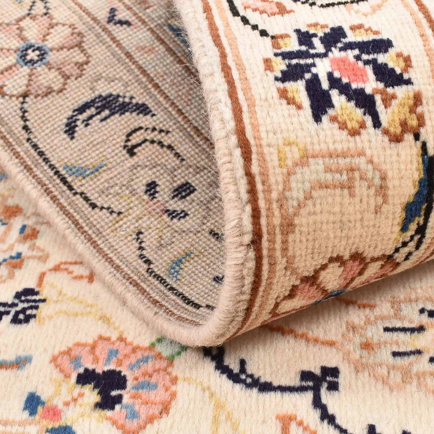 Perserteppich - Keshan - 145 x 92 cm - beige - Image 4