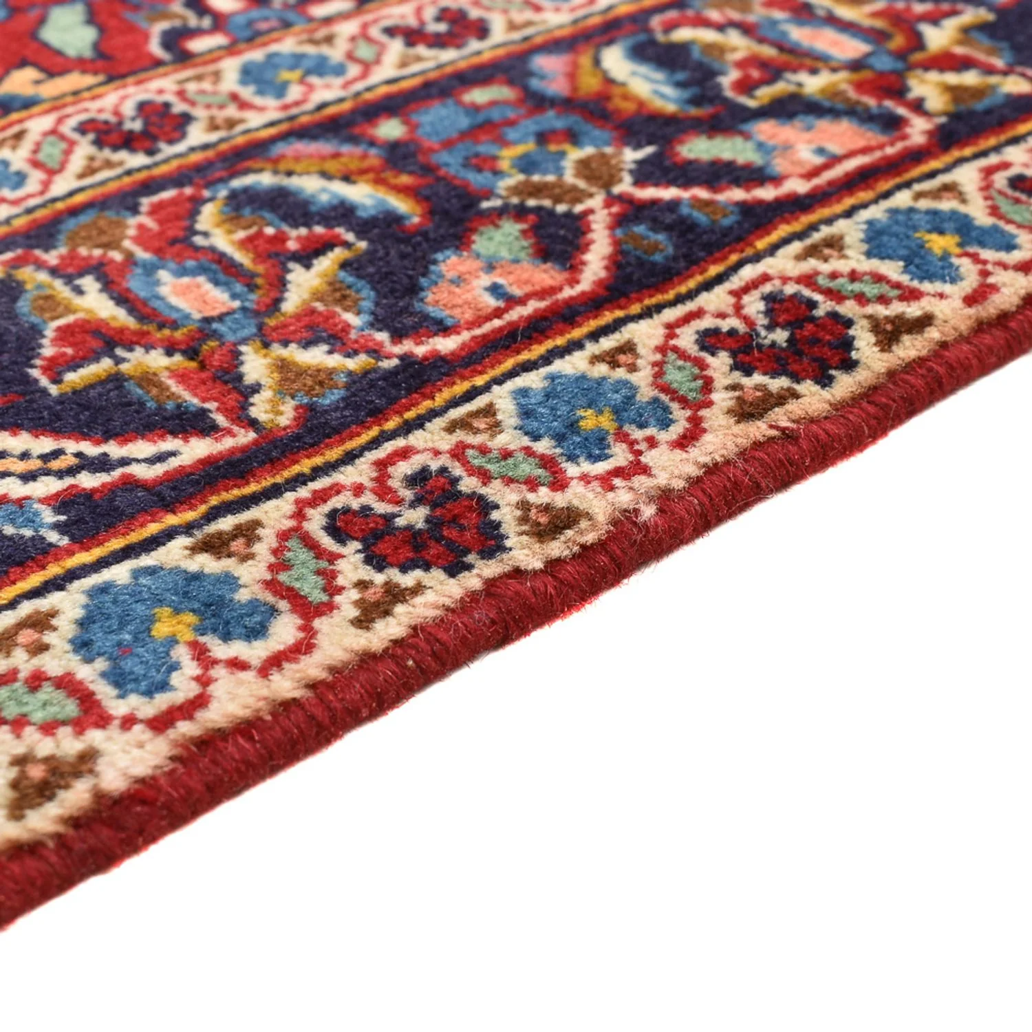 Perserteppich - Keshan - 147 x 97 cm - rot - Image 3