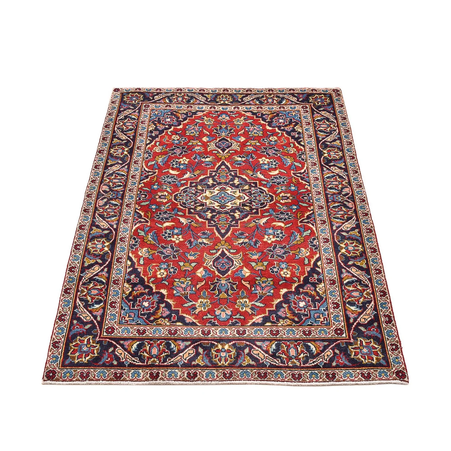 Perserteppich - Keshan - 147 x 97 cm - rot - Image 5