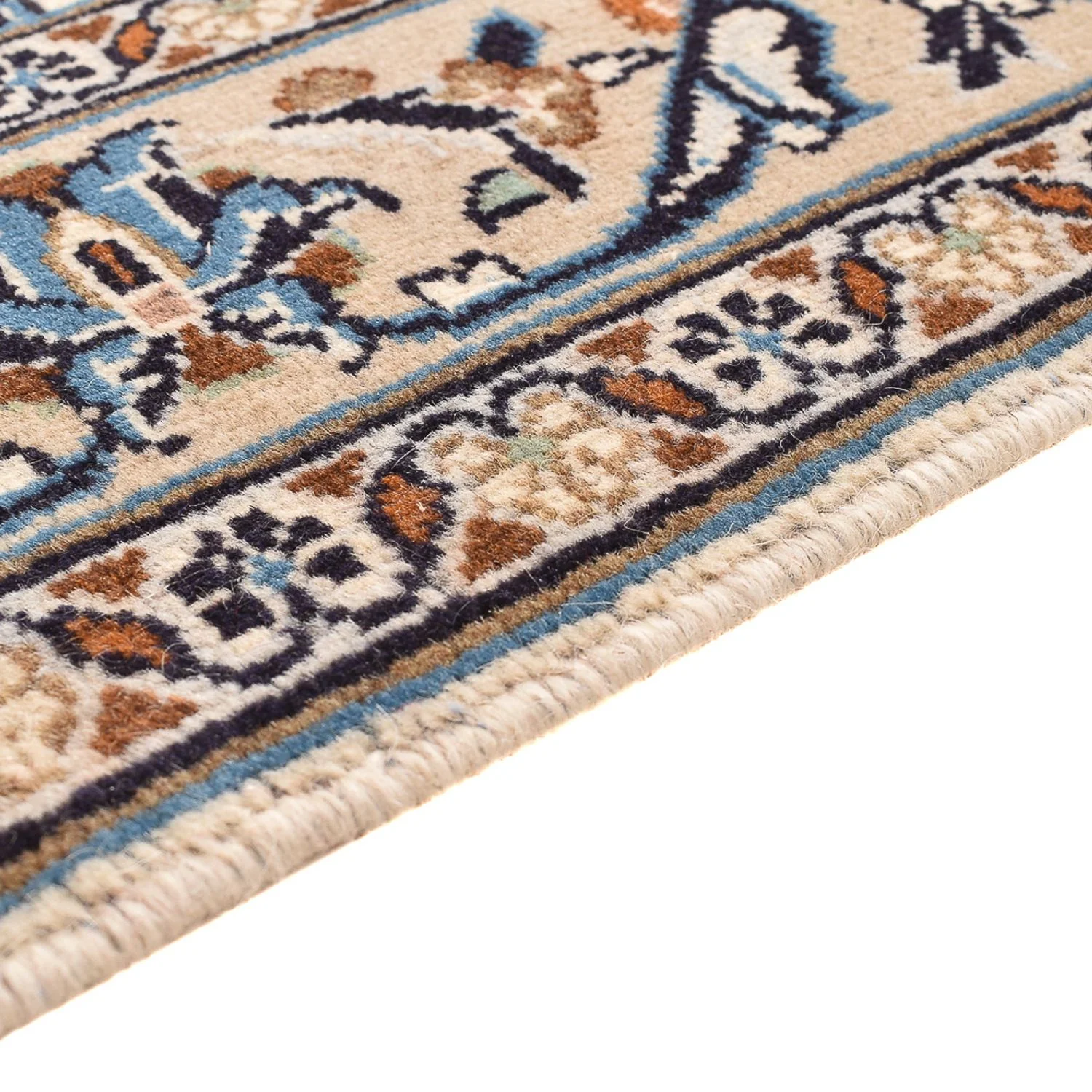 Perserteppich - Keshan - 154 x 96 cm - sand - Image 3