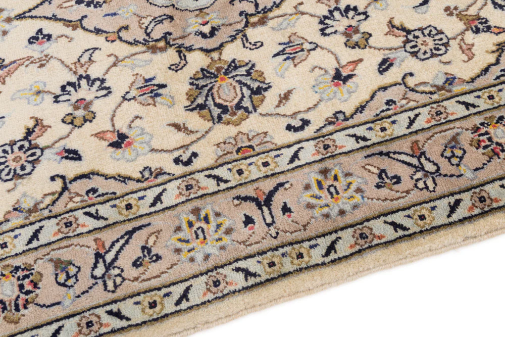 Perserteppich - Keshan - 155 x 95 cm - hellbeige - Image 5