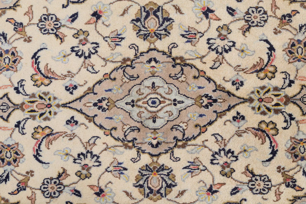 Perserteppich - Keshan - 155 x 95 cm - hellbeige - Image 8