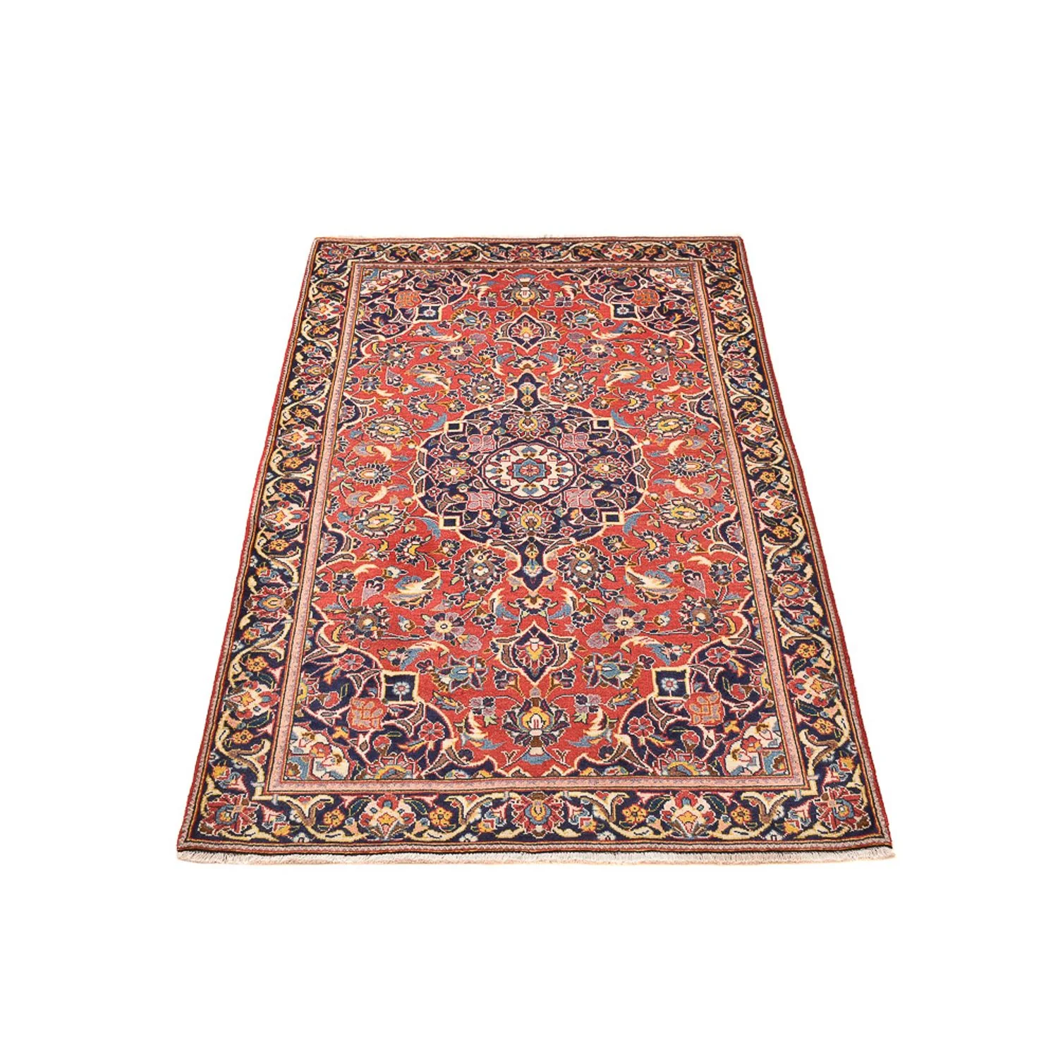 Perserteppich - Keshan - 163 x 101 cm - hellrot - Image 5