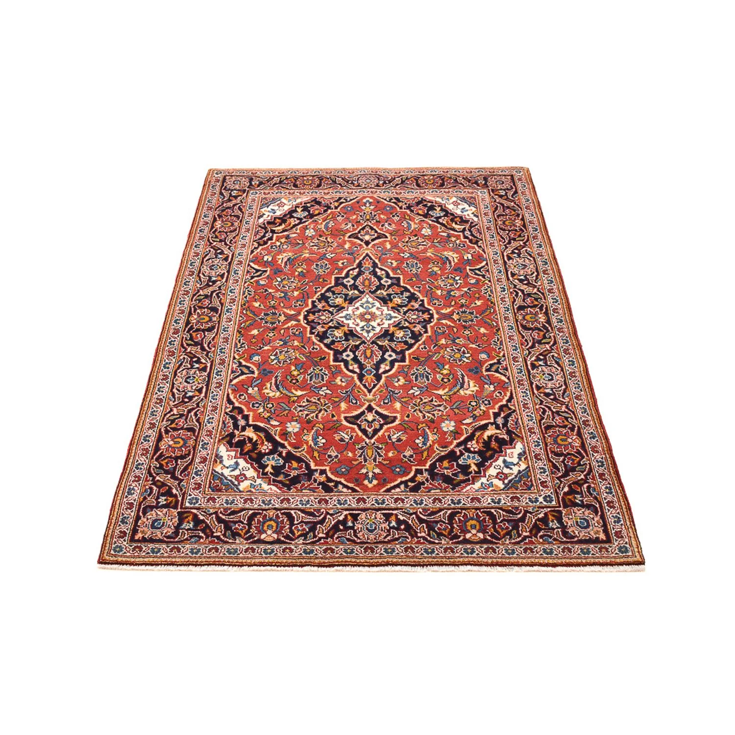 Perserteppich - Keshan - 167 x 114 cm - hellrot - Image 5