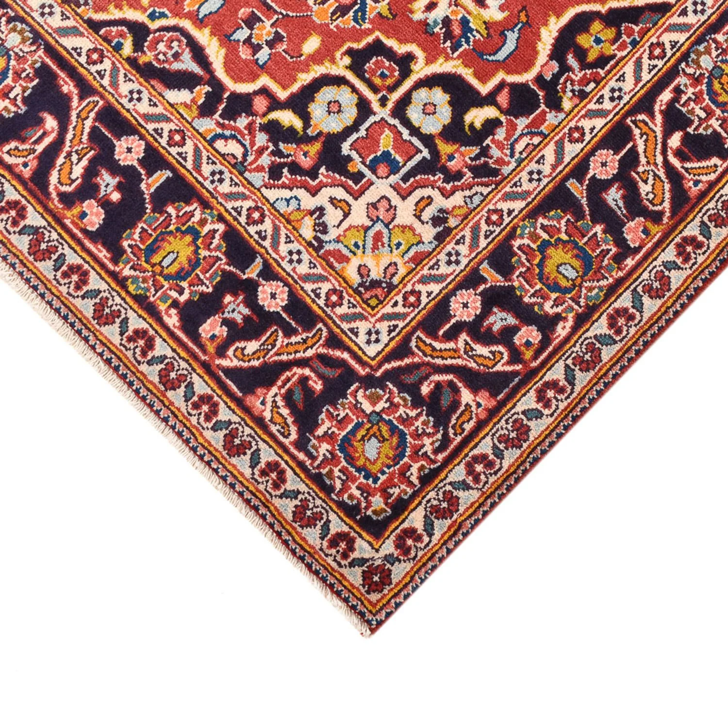 Perserteppich - Keshan - 210 x 127 cm - hellrot - Image 2