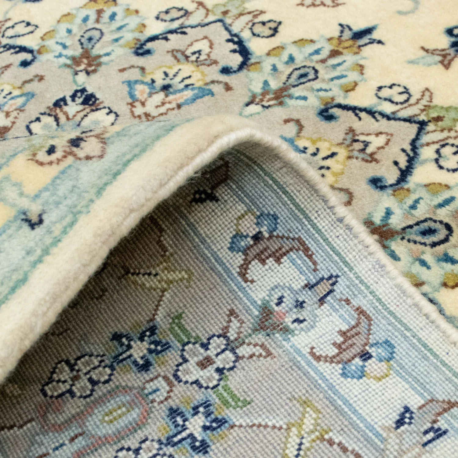 Perserteppich - Keshan 210 x 137 cm - beige - Image 4